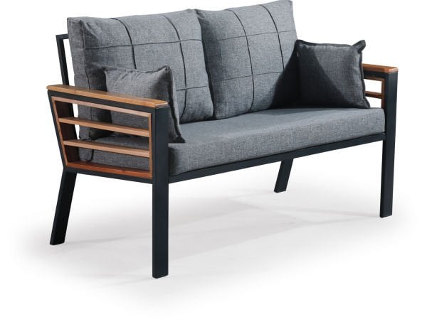 Papatya 2+1+1 Masa Bahçe Takımı – Paslanmaz Metal