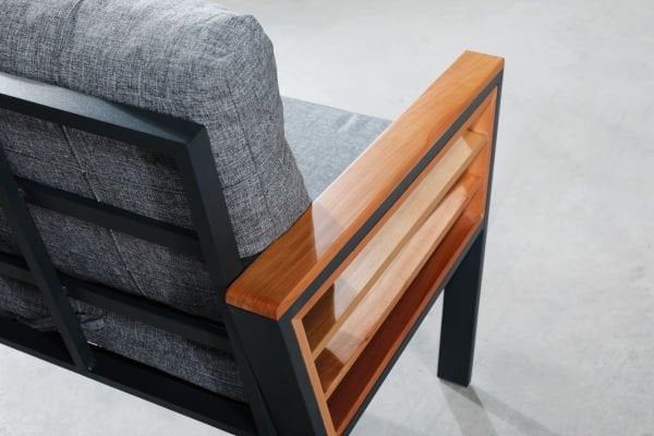 Papatya 2+1+1 Masa Bahçe Takımı – Paslanmaz Metal